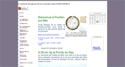 Desktop Screenshot of poullan-sur-mer.fr