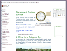 Tablet Screenshot of poullan-sur-mer.fr